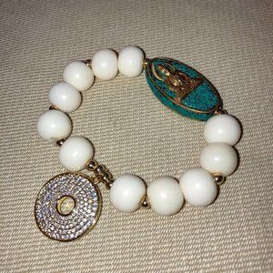 Organic Tibetan Yak Bone & Himalayan Buddha Healing Spirit Bracelet